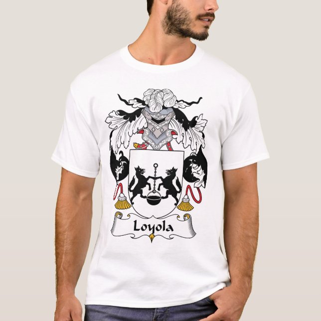 Camiseta Crista da família de Loyola (Frente)