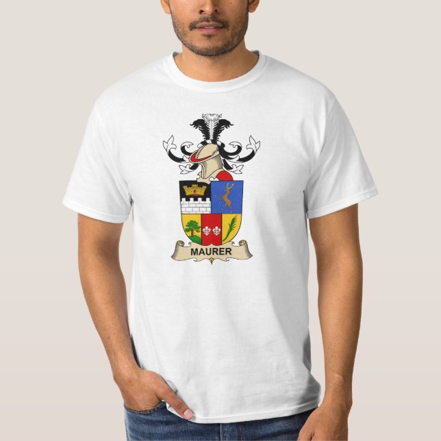 Camiseta Crista da família de Maurer (Frente)
