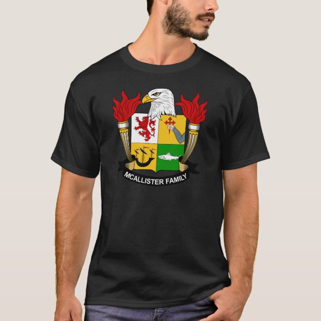 Camiseta Crista da família de McAllister (Frente)