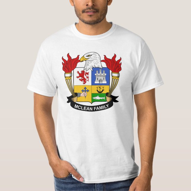 Camiseta Crista da família de McLean (Frente)