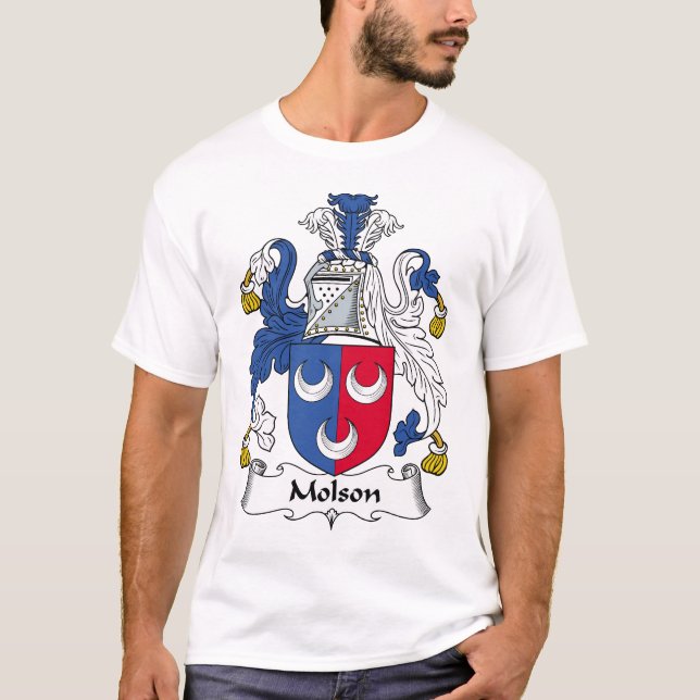 Camiseta Crista da família de Molson (Frente)