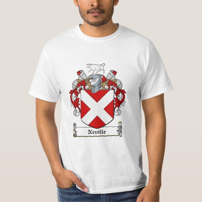 Camiseta Crista da família de Neville - brasão de Neville (Frente)