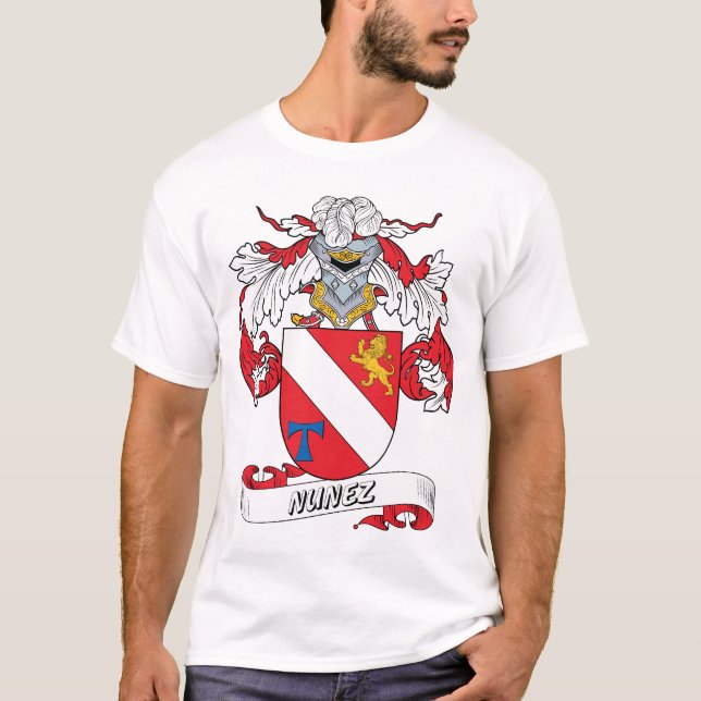 Camiseta Crista da família de Nún ez (Frente)