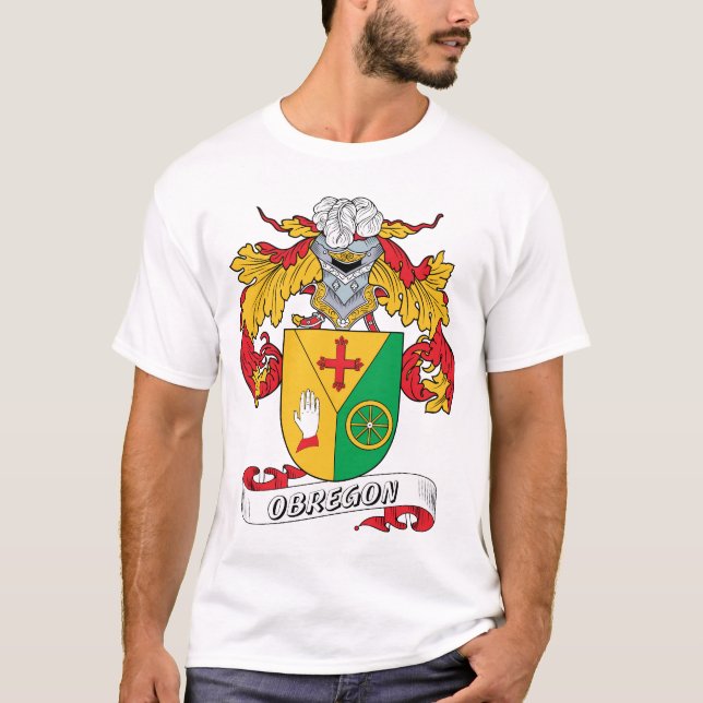 Camiseta Crista da família de Obregon (Frente)