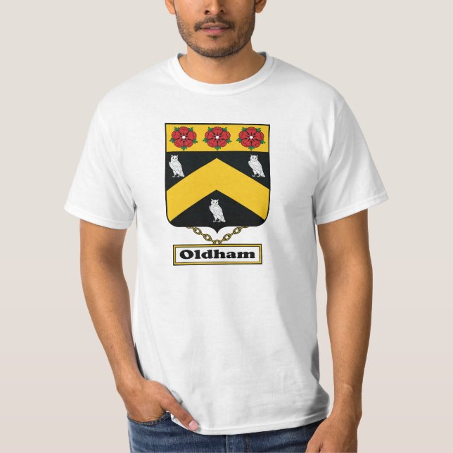 Camiseta Crista da família de Oldham (Frente)
