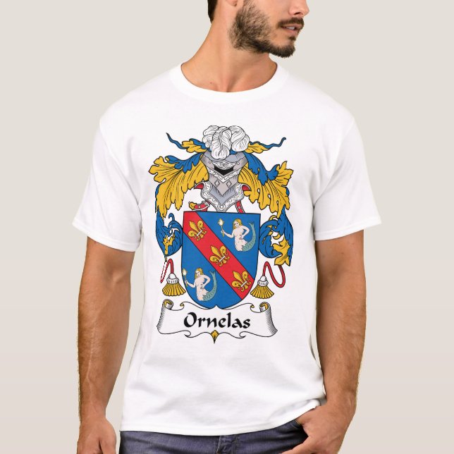 Camiseta Crista da família de Ornelas (Frente)