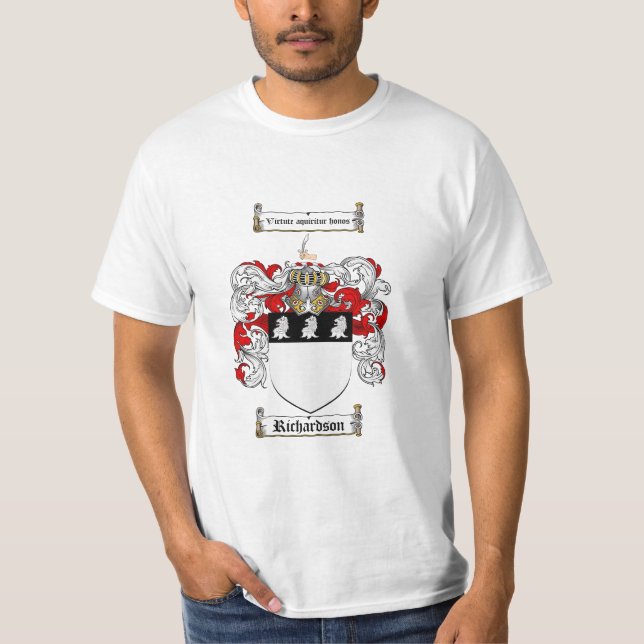 Camiseta Crista da família de Richardson - brasão de (Frente)