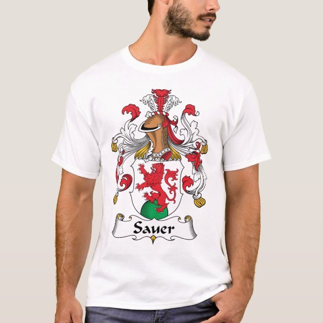 Camiseta Crista da família de Sauer (Frente)