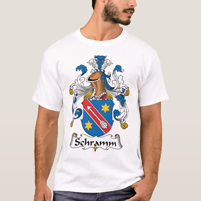 Camiseta Crista da família de Schramm (Frente)