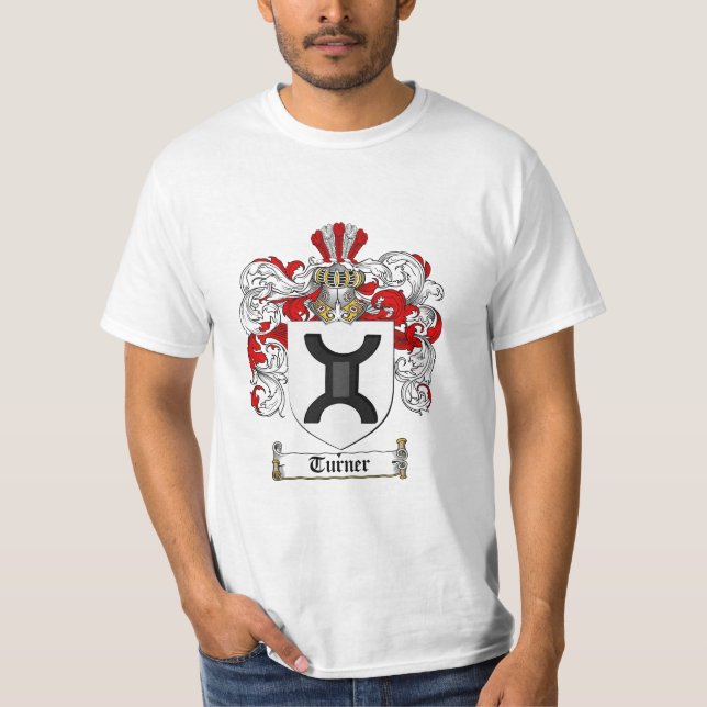 Camiseta Crista da família de Turner - brasão de Turner (Frente)