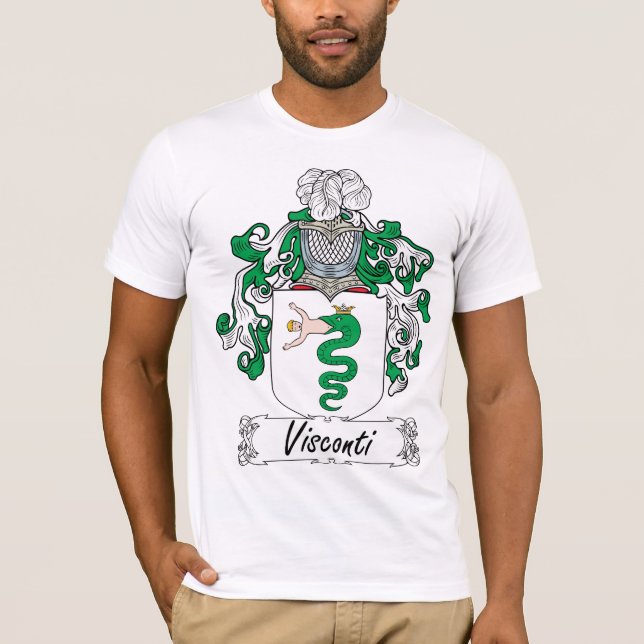 Camiseta Crista da família de Visconti (Frente)