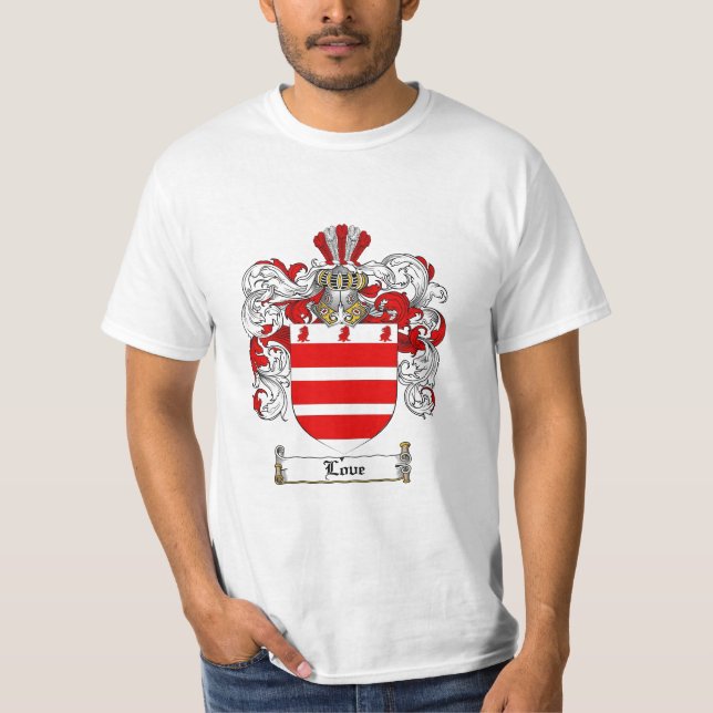 Camiseta Crista da família do amor - brasão do amor (Frente)