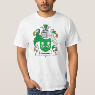 Camiseta Crista da família do martelo