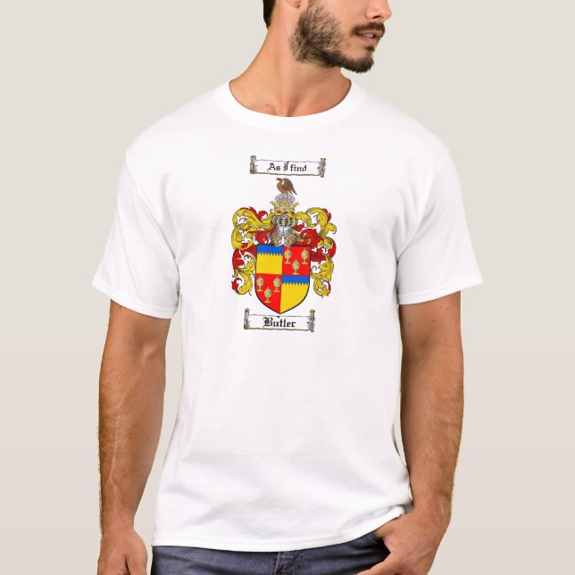 CAMISETA CRISTA DA FAMÍLIA DO MORDOMO - BRASÃO DO MORDOMO (Frente)