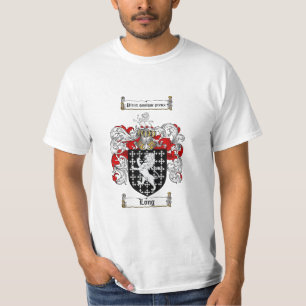 Camiseta Crista da família longa - brasão longa