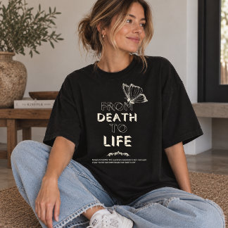 Camiseta Cristã Da Vida à Morte
