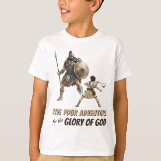 Camiseta Cristã David & Goliath para Meninos