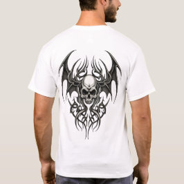 Camiseta Crista de Caveira de Guerreiro Tribal