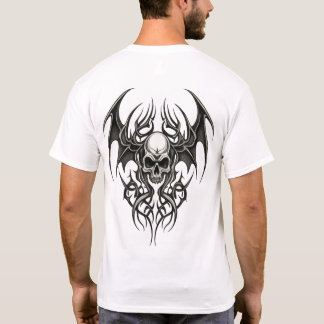 Camiseta Crista de Caveira de Guerreiro Tribal