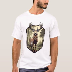 Camiseta Crista de Cervo do Hino da Floresta