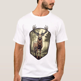 Camiseta Crista de Cervo do Hino da Floresta