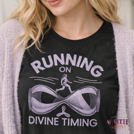 Camiseta Cristã de Corrida em Tempo Divino –