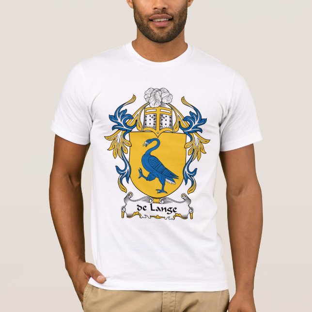 Camiseta crista de de Lange Família (Frente)