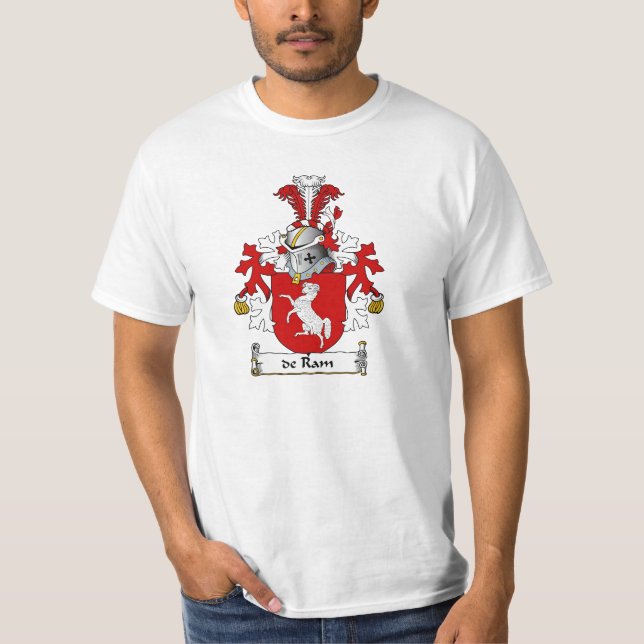 Camiseta crista de de Ram Família (Frente)