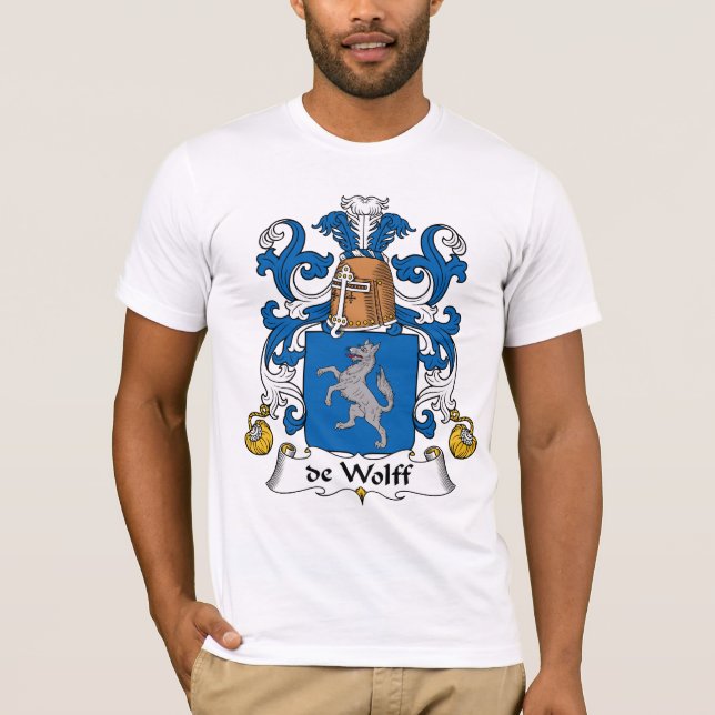 Camiseta crista de de Wolff Família (Frente)