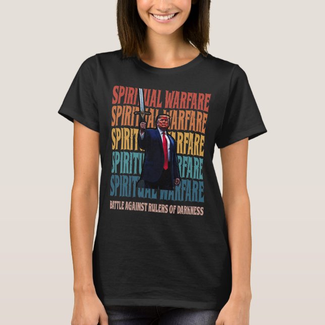 Camiseta Cristã de Guerra Espiritual (Frente)