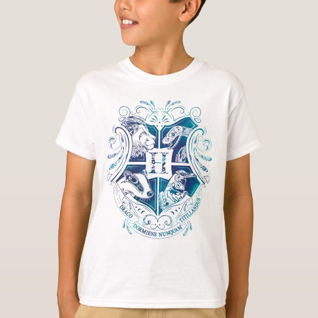 Camiseta Crista de Harry Potter | Aguamenti HOGWARTS™ (Frente)