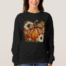 Camiseta cristã de outono de abóbora, Eu o louvare