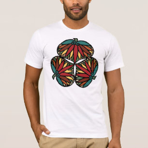 Camiseta Crista de Shoguns de Tokugawa, Edo da família,