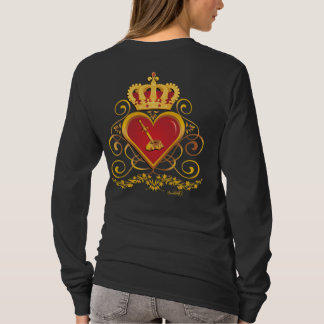 Camiseta Crista do coração da rainha