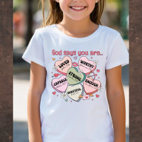 Camiseta Cristã do Dia dos Namorados 'Deus Diz Que