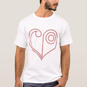 Camiseta Crista do SÍMBOLO do AMOR do AMOR