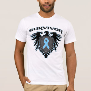 Camiseta Crista do sobrevivente do cancro da próstata