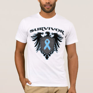 Camiseta Crista do sobrevivente do cancro da próstata