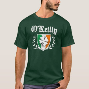 Camiseta Crista do trevo da família de O'Reilly