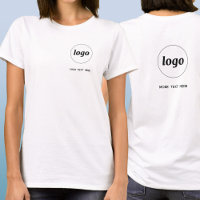 Crista e parte de trás simples de logotipo e texto