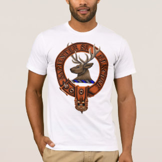 Camiseta Crista e Targe da família de Davidson do clã