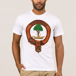 Camiseta Crista e Targe da família de Hamilton do clã