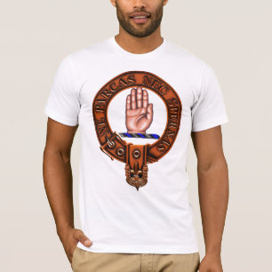 Camiseta Crista e Targe da família de Lamont do clã