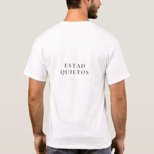 Camiseta Cristã Espanhola BE STILL - Salmo 46:10