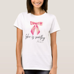 Camiseta cristã - Fé e Bíblia inspiradoras Ve