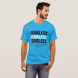 Camiseta Cristã FEARLESS Personalizada