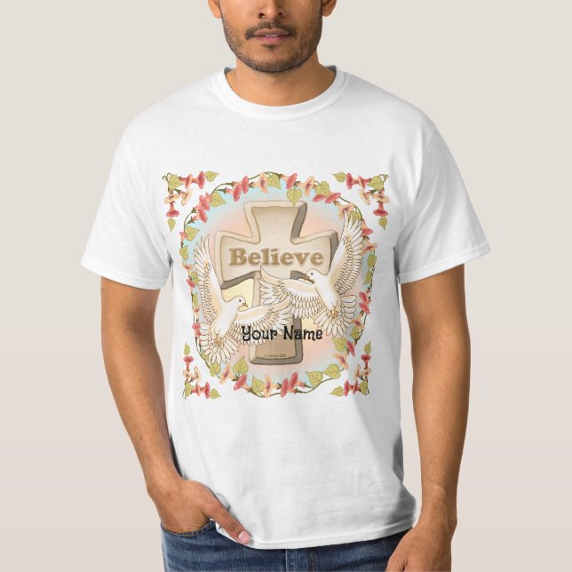 Camiseta cristã Glory Cross (Frente)