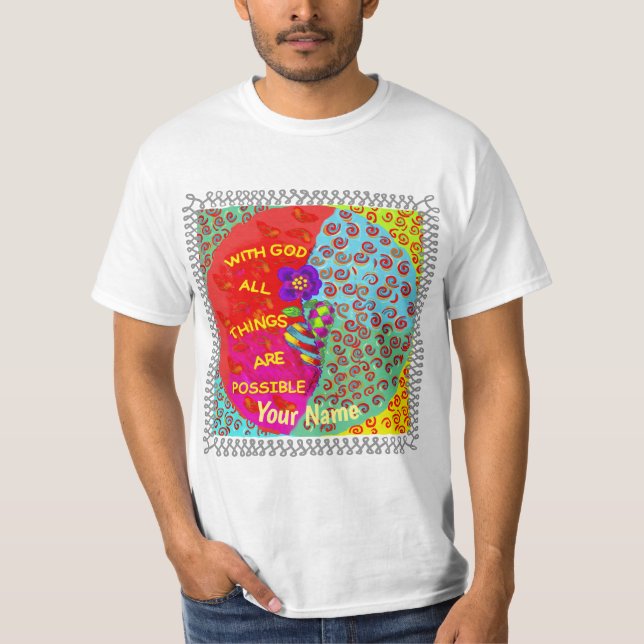Camiseta cristã God Power  (Frente)