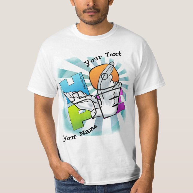 Camiseta Cristã Hope Dove  (Frente)