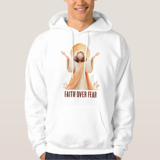Camiseta Cristã Jesus Fé Sobre o Medo
